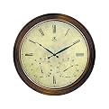 Indoor/Outdoor Weather Clock - Rust