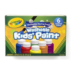 Crayola 6 Washable Kids Paint
