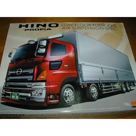Aoshima Models 1 32 Hino Profia Low-Floor 4-Axle Air Suspension Spec. Heavy Freight Truck from Suspension Kits