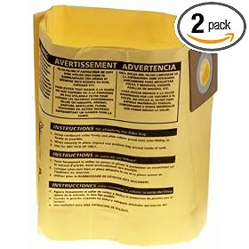 Shop-Vac 9067100 5-to-8-Gallon High-Efficiency Disposable Collection Filter Bag, 2-Pack