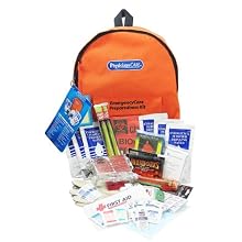 PhysiciansCare Emergency Preparedness First Aid Backpack, Contains 63 Pieces