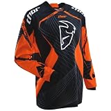 Thor S12 Phase Motocross Off Road MX Jersey Spiral Orange