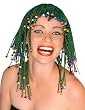 Green Carribean Rows Wig