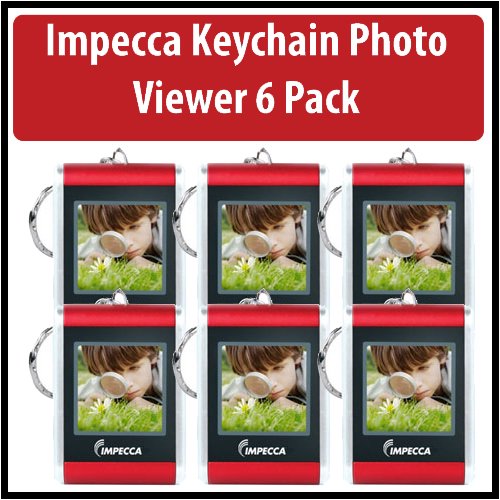 innovage innovage digital photo keychain-Impecca Digital 1.5-Inch LCD Photo Viewer Keychain 6 Pack Images