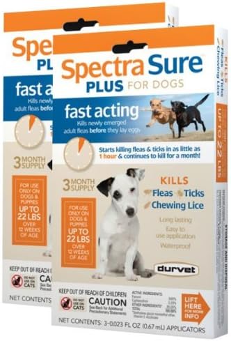 6 MONTH Spectra Sure Plus for Dogs 022 lbs