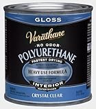 Rust-Oleum Varathane 200061H 1/2-Pint Interior Crystal Clear Water-Based Polyurethane, Gloss Finish