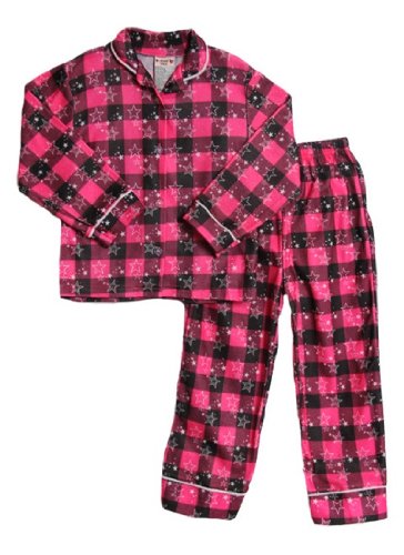 red and black plaid baby pajamas