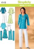 Corak kesederhanaan jahit 4149 Cik / Plus Size Sportswear, AA (10 12 14 16 18) 51A2k6e%2BjAL. SL160 Simplicity Sewing Pattern 4149 Miss/Plus Size Sportswear, AA (10 12 14 16 18)