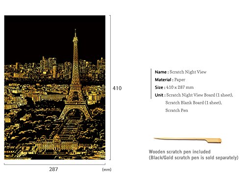 Scratch KONG hong Seoul / Pen / / crafts Florence Budapest / HongKong kong (HONG paper /