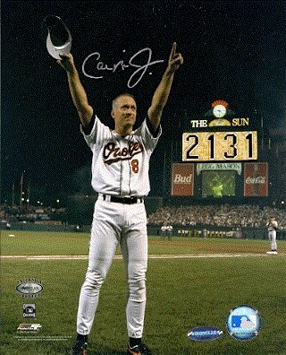 Autographed/Hand Signed Cal Ripken, Jr Baltimore Orioles 8x10 Photo