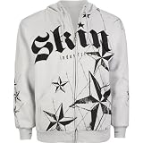 SKIN INDUSTRIES Lockdown Mens Hoodie - Silver