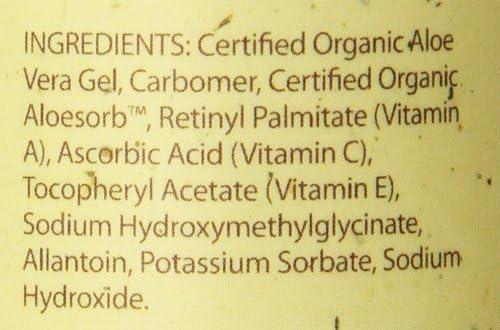 Aloe 80 Organics Skin Soothing Aloe Gel, 8 Ounce
