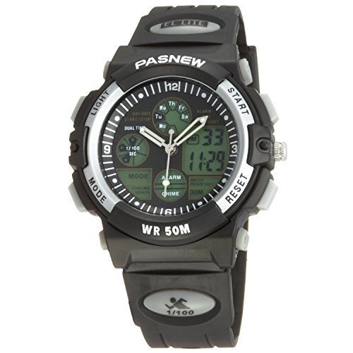 Pasnew 50m water-proof digital-analog boys girls sport …
