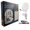 2 Tln. Komplett Anlage 60cm mit digital Receiver, Twin-LNB 0,1dB