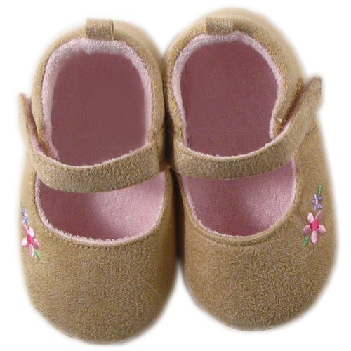 External hard drive:Luvable Friends Mary Jane Shoe for Baby Girls, Brown, 18-24 Months