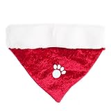 ZippyPaws Holiday Paw Bandana - Christmas Dog Accessory (3 Sizes) (Large)
