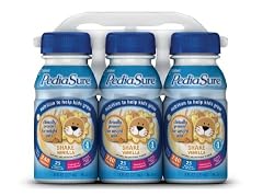 PediaSure Nutrition Drink, Lactose Free, Vanilla, 8-Ounce Bottles (Pack of 24)