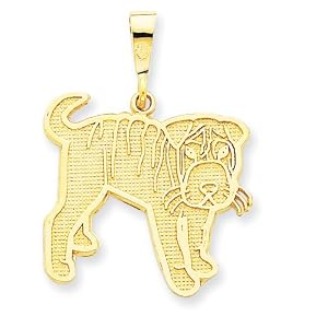 14k Shar-pei Pendant