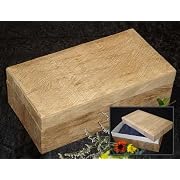 12" Biodegradable Pet Casket with Woodgrain Design