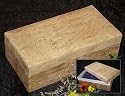 12" Biodegradable Pet Casket with Woodgrain Design