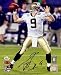 Drew Brees Autographed/Hand Signed New Orleans Saints 8x10 Photo Super Bowl Action Shot