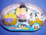 Fisher Price Little People Girl with Puppies and Kittens