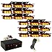 Nilight® Amber 54 X Ultra Bright LED Emergency Warning Use Flashing Strobe Lights Bar for Windshield