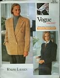 Vogue Career Ralph Lauren Blazer Jacket Pattern 2414 (12-14-16)