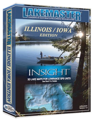 Waypoint Techmologies LIPILIA01 Lakemaster Insight Iowa and Illinois Marine Digital Chart