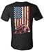 American Flag Jeep Cherokee XJ T Shirt (Design on Back)