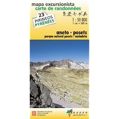 Carte de randonn�es n�23 Aneto-Posets 1/50.000