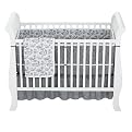 Tadpoles 4-pc. Crib Set - Black Toile