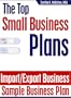 Import/Export Business Sample Business Plan 2004/2005 Edition