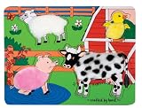 Melissa & Doug Fuzzy Farm Puzzle