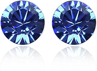 Fetrun Swarovski Elements "Star Sparkle"Fashion Style Crystal Earing Color Dark Blue