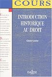 Introduction historique au droit, 1re �dition