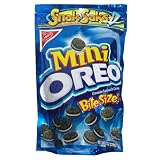 Oreo Mini Chocolate Sandwich Cookies, Snak Sacks, 8-Ounce Bags (Pack of 12)