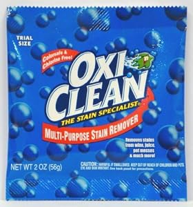 Oxi Clean Multi-Purpose Stain Remover, Powder, 2 Oz Packets (Pack of 18)