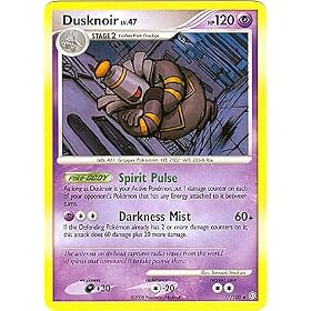 Pokemon Diamond & Pearl Stormfront Single Card Dusknoir #17 Rare