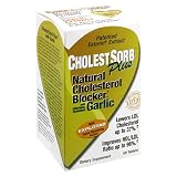 CholestSorb Plus Natural Cholesterol Blocker, with Odorless, Tasteless Garlic, Tablets , 60 tablets