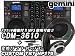 【CDM-3610 GEMINI】 スクラッチOK! MP3/CD DJワークステーション デュアルCDJプレーヤー ミキサー一体型 ヘッドホン付 DJセット