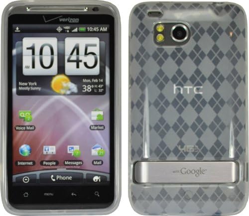 PREMIUM TPU FLEX GEL SKIN CASE COVER FOR HTC THUNDERBOLT 4G 6400 VERIZON CLEAR