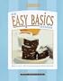 Sunset New Easy Basics Cookbook