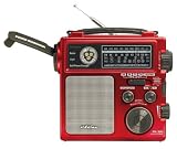 Eton FR300 Emergency Crank Radio  Metallic Red
