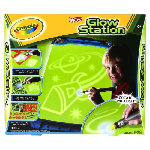 Crayola Glow Station can create with Light!