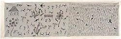Tribal Designs Warli Paintings Wall Decor 11 x 39 inches (warli146)