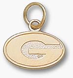 Georgia Bulldogs G 5/16 Lapel Pin - Sterling Silver Jewelry