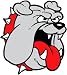 Bulldog Head Temporary Tattoos (Gray)
