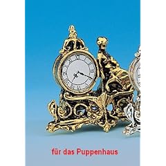 Kaminuhr mit Figur
