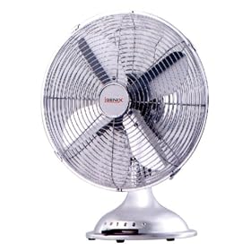 Igenix 12" Retro Chrome Table Fan DF1250